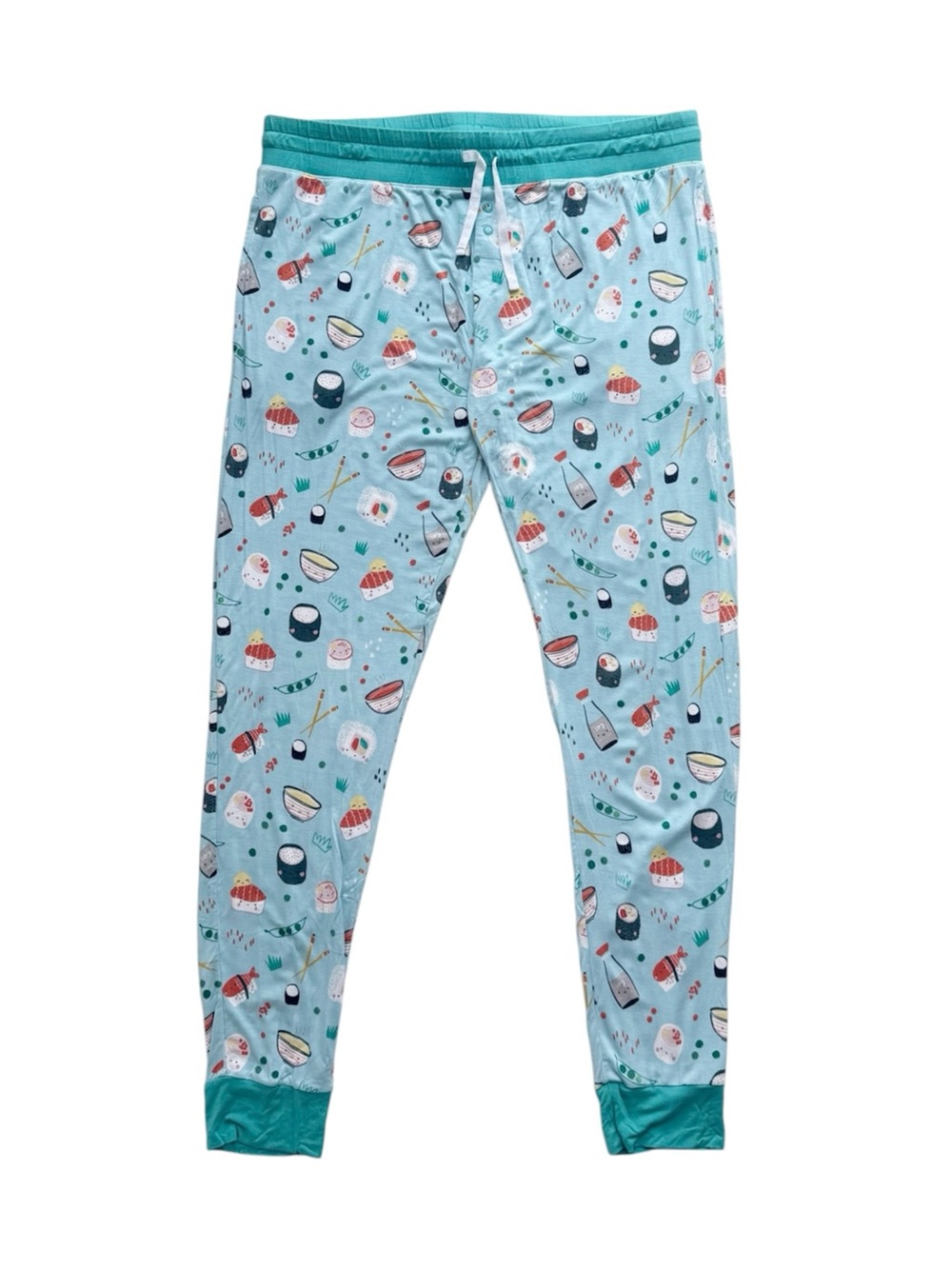 Little Sleepies Women’s Sushi Print Bamboo Pajama Pants Size Medium